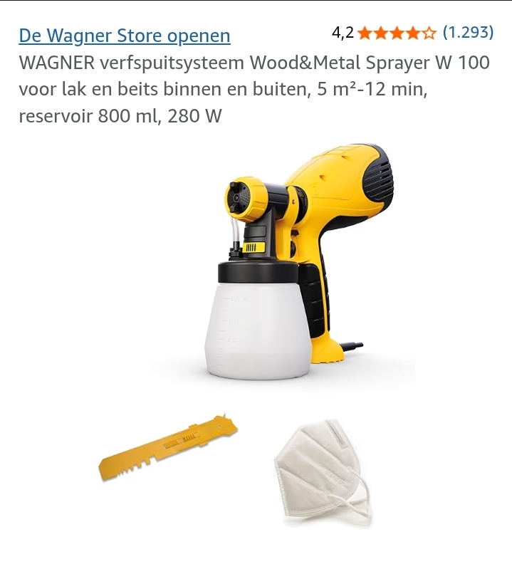 Wagner Wood&Metal Sprayer W 100