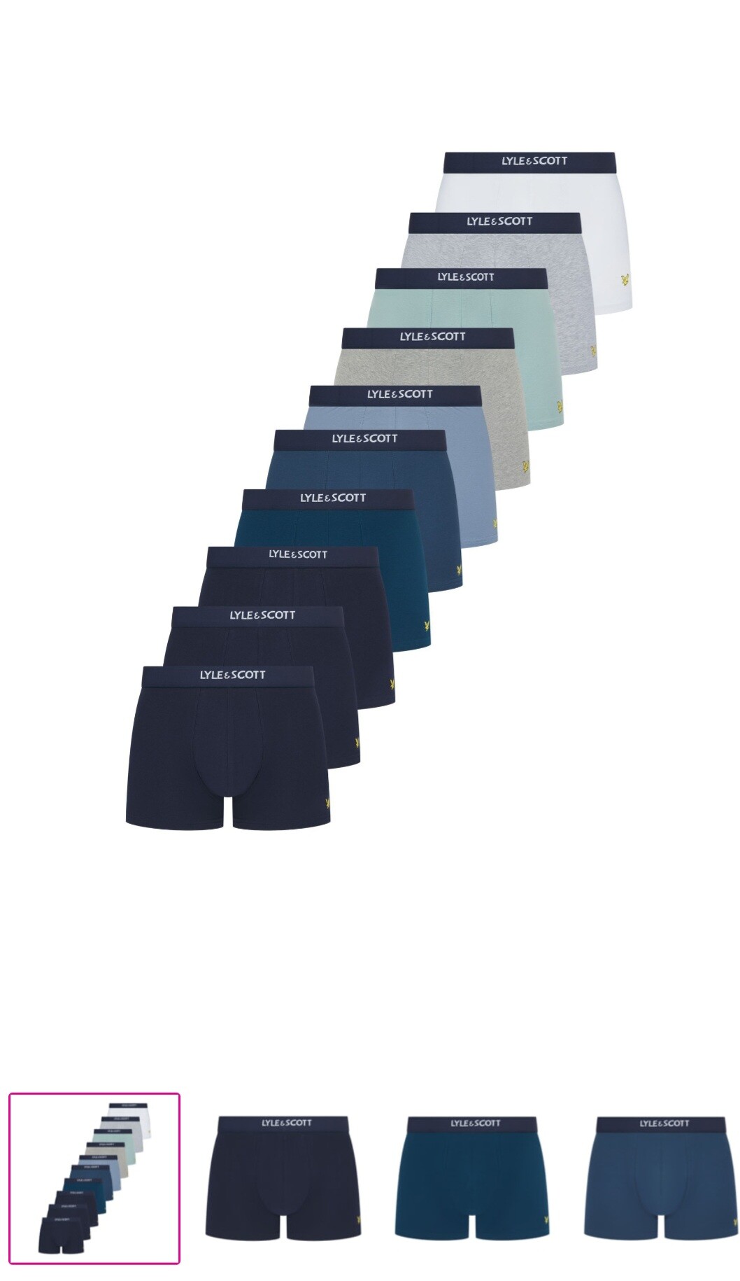 Lyle & scott boxer cook x10 enkel XL bij veepee.be