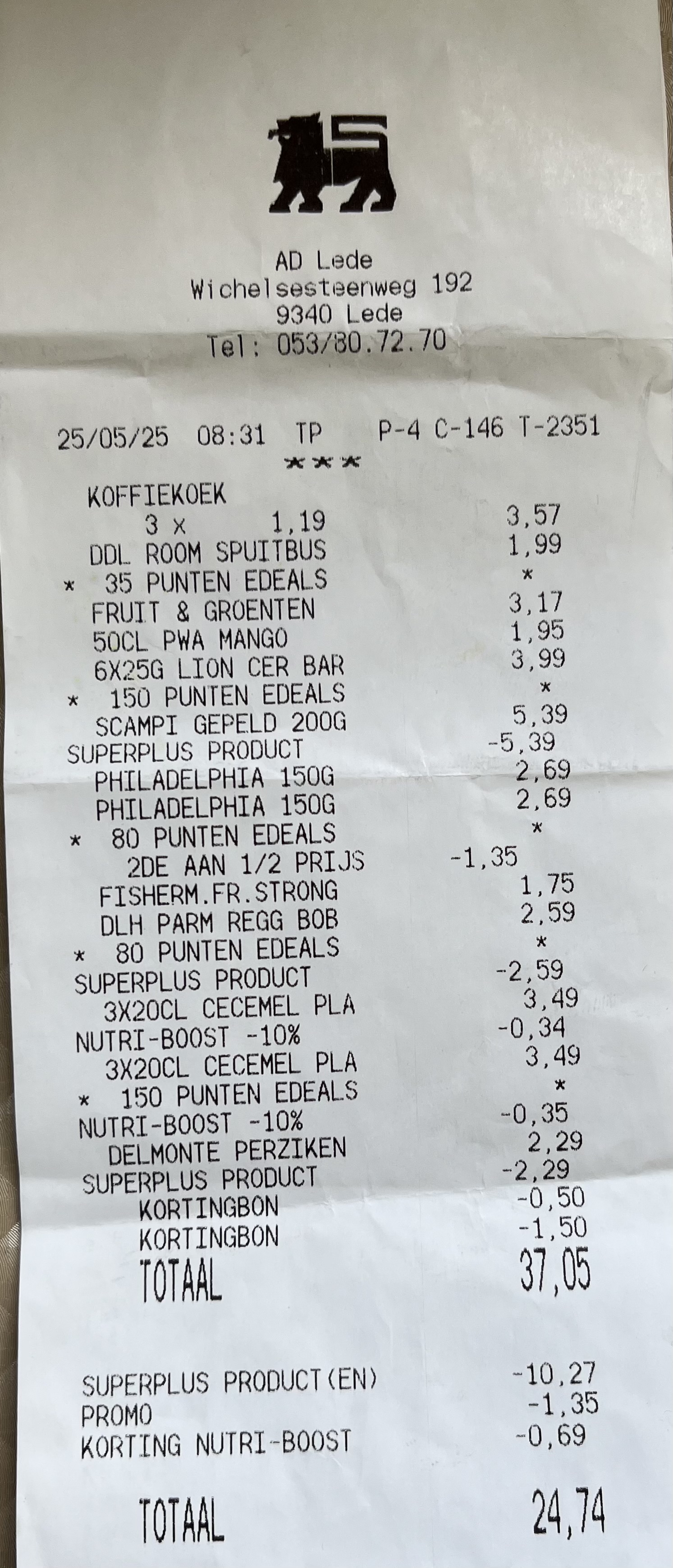 Korting op Philadelphia bij Delhaize