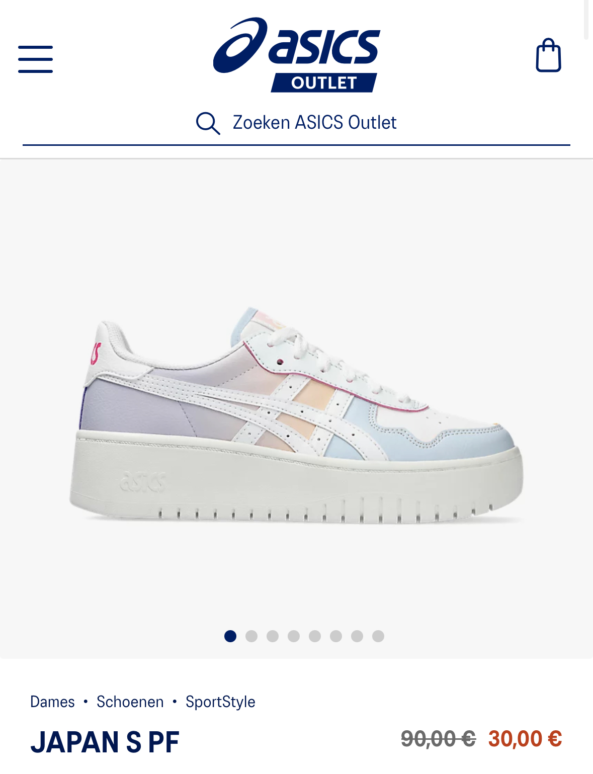 Asics sneakers maat 40