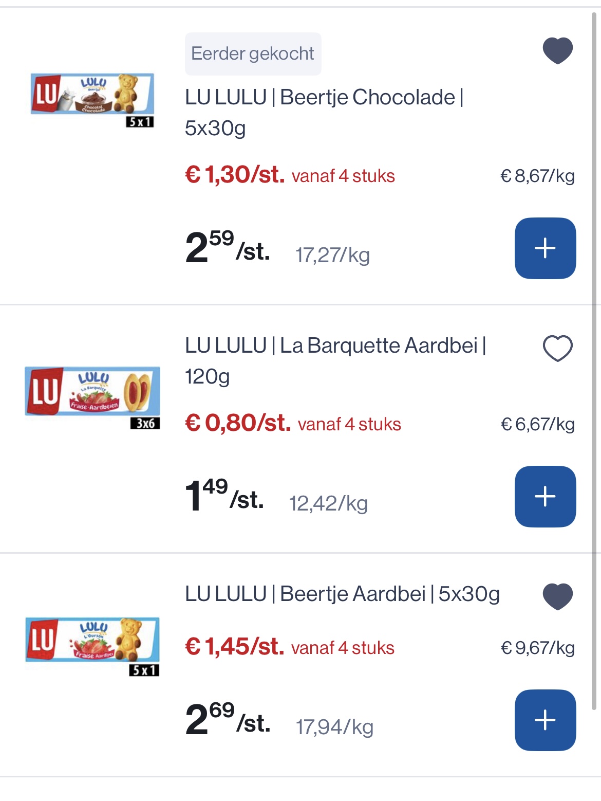 Lulu beetjes -50% reactie Delhaize