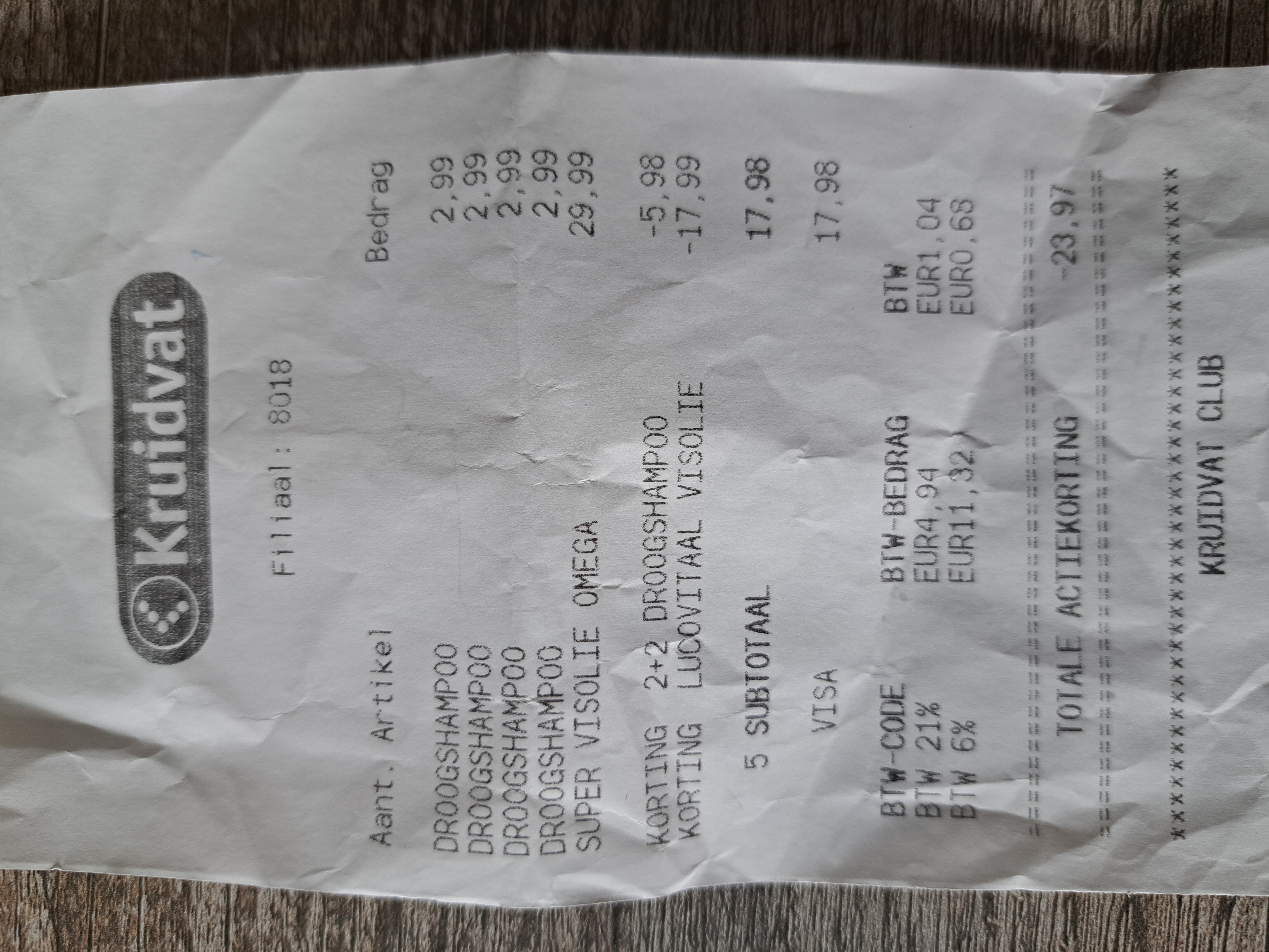 Kruidvat droogshampoo 2+2, lucovitaal super visolie -60%