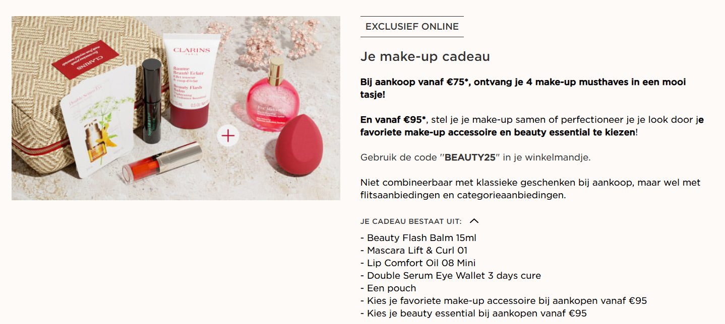 Gratis make-up musthaves 💄 Clarins