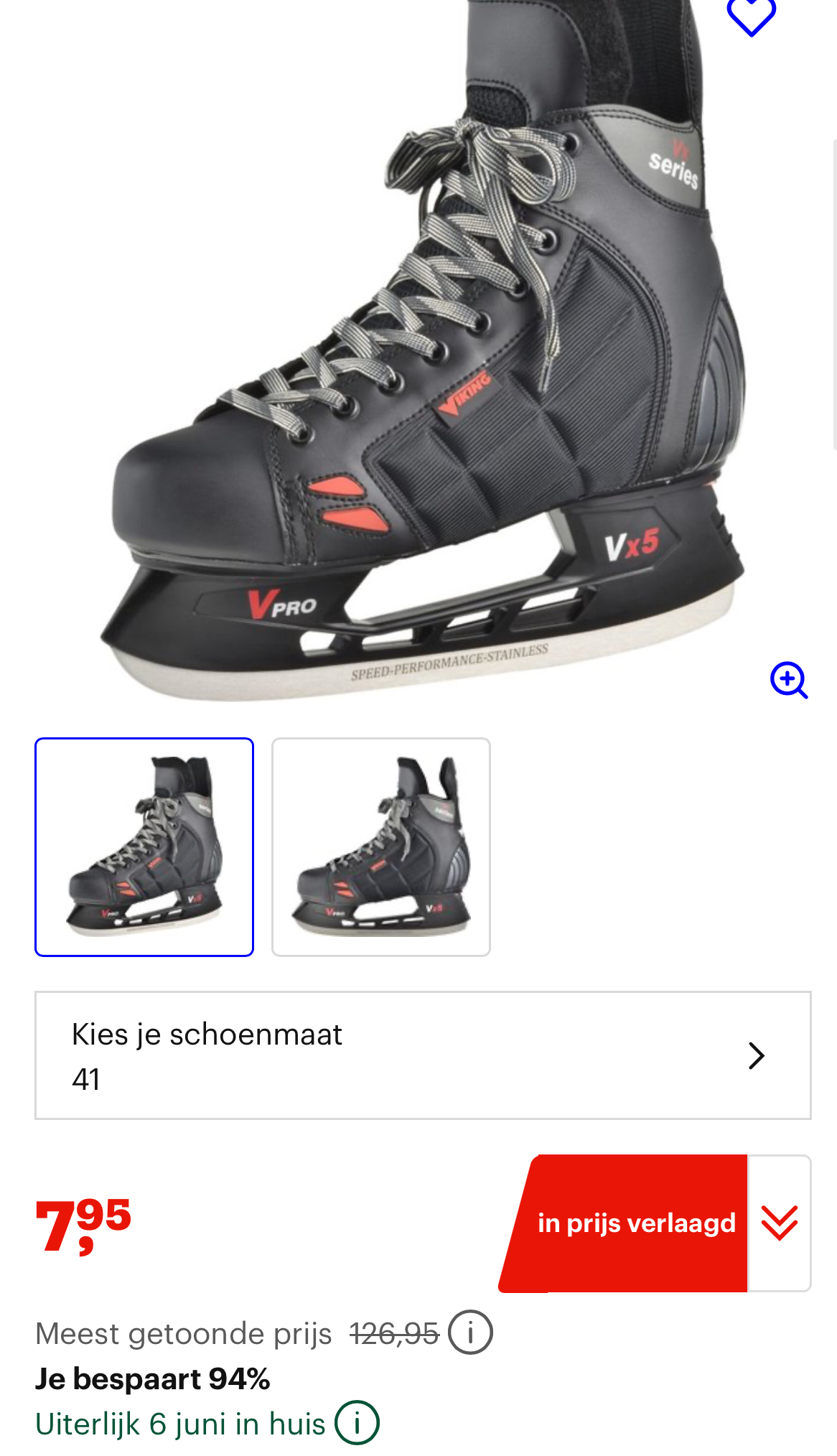Viking Ijshockeyschaatsen -93%