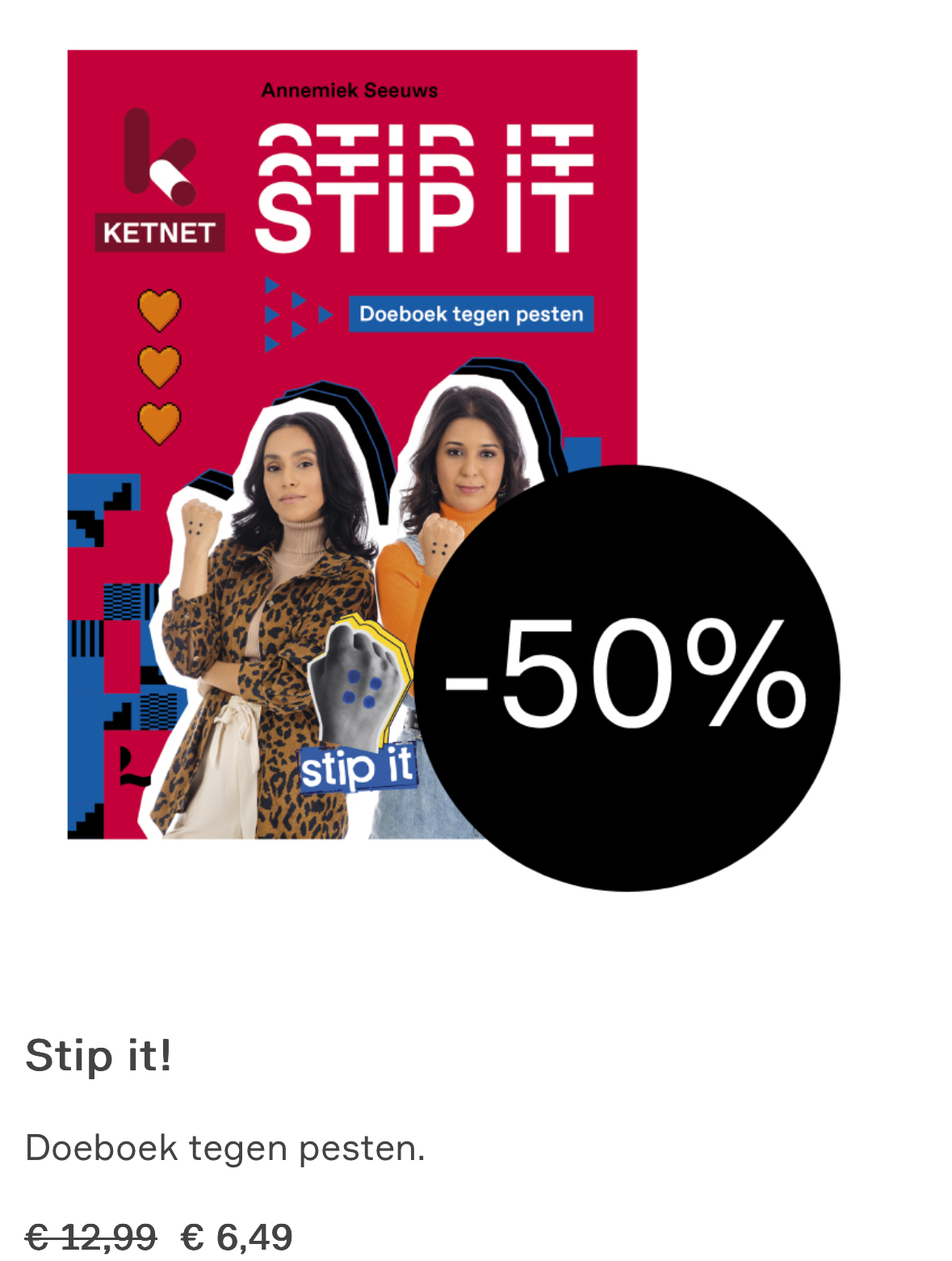 Kinderboeken -50% bij webshop Lannoo