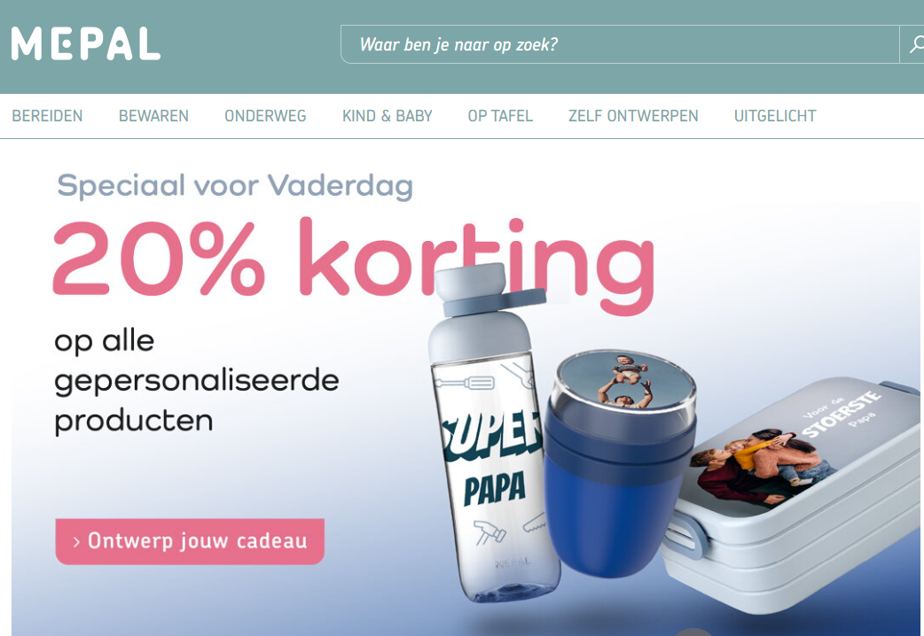 Mepal: 20% korting op gepersonaliseerde cadeau's