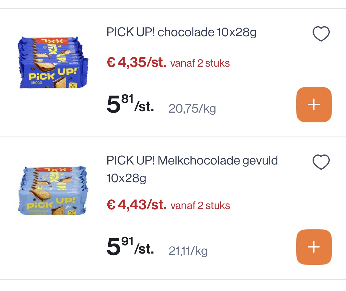 Puck up koekjes met chocolade -25%