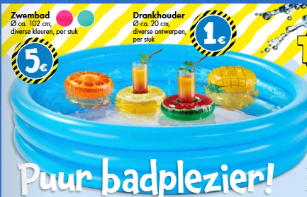Zwembadje voor €5 bij TEDi