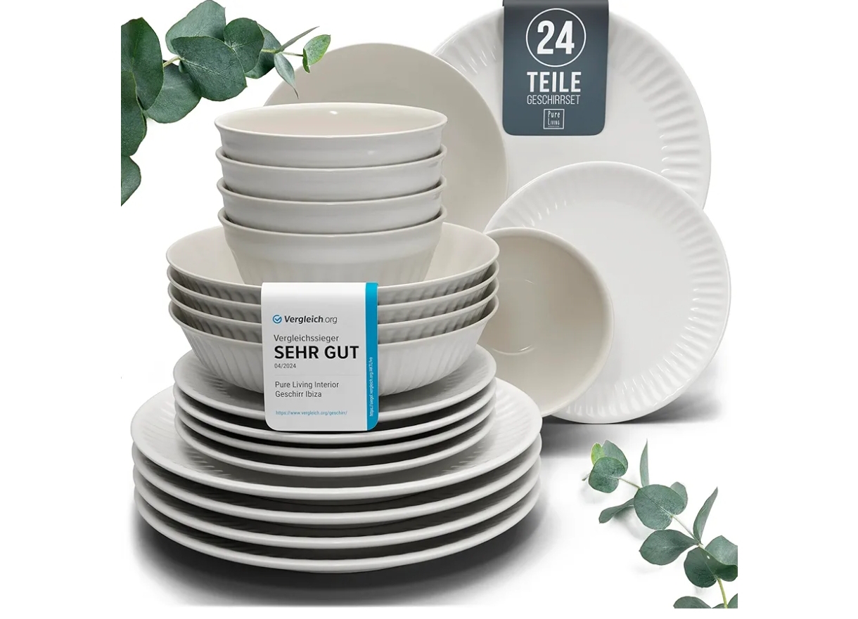 24 delige servies set aan 65% korting bij Amazon DE