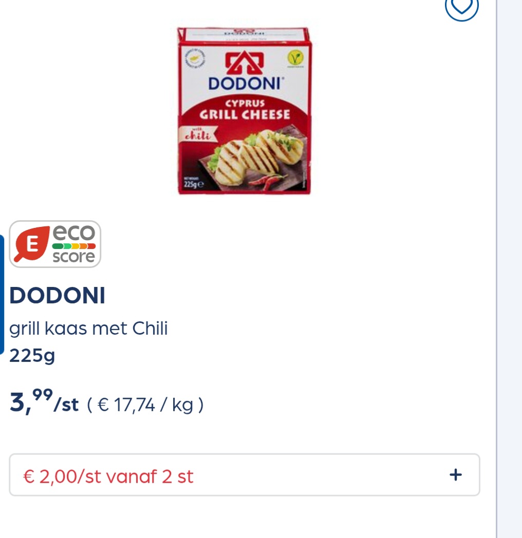 Dodoni 50% goedkoper