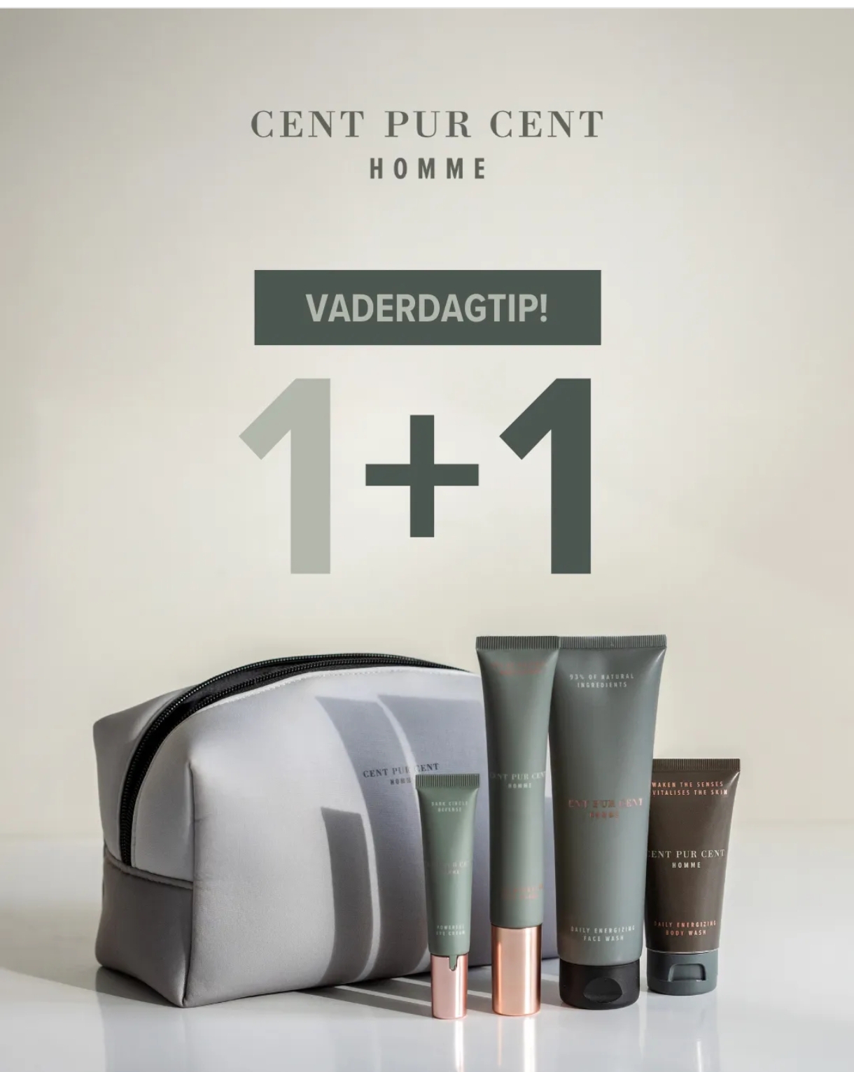 1+1 op Cent Pur Cent Homme