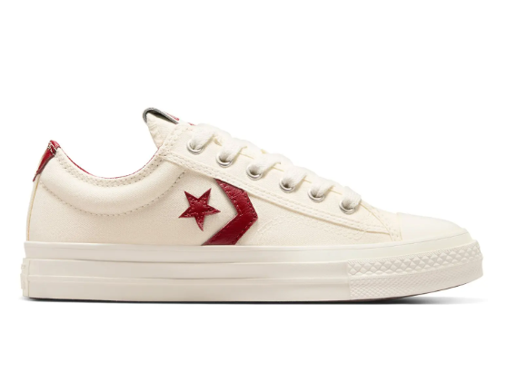 Converse STAR PLAYER 76 EGRET/EGRET/PARK RED