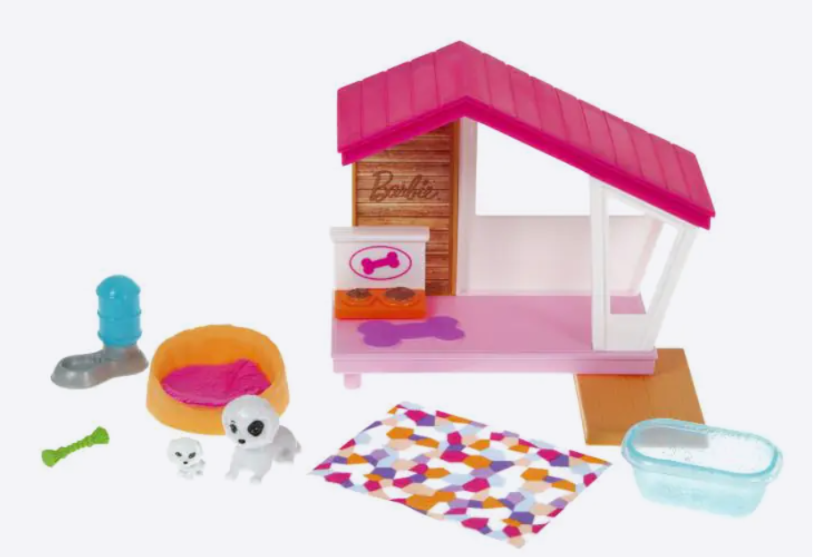 Barbie Mini Playset Hondenhuis met hondje
