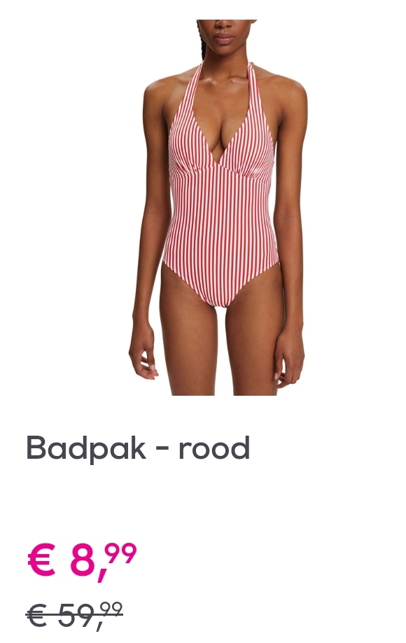 Tot 85% op Esprit zwemkleding, pyjama's, ondergoed bij veepee