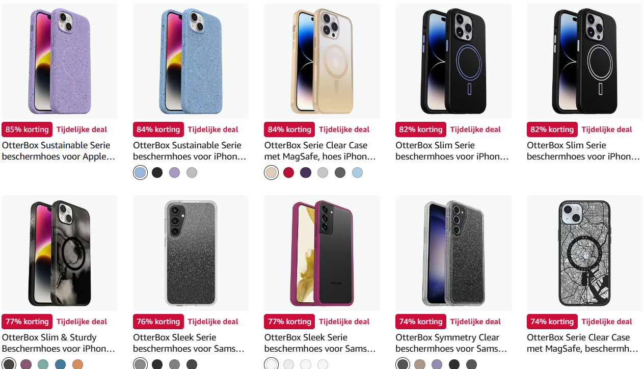tot -85% op GSM hoesjes