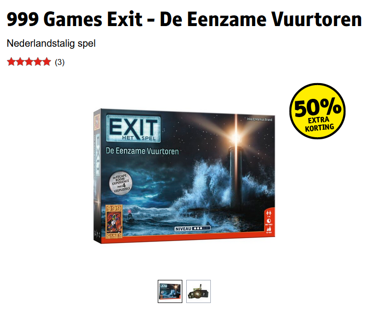 999 Games Exit - De Eenzame Vuurtoren