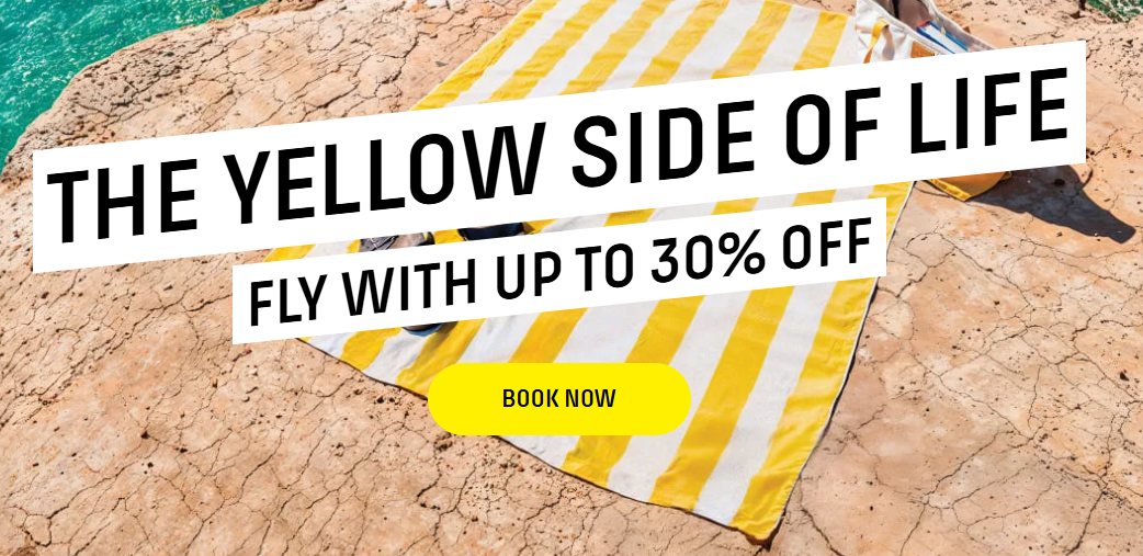 Tot 30% korting op vluchten bij Vueling (tot vrijdag)