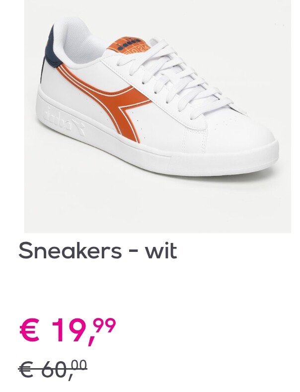 Diadora sneakers vanaf 12,99€ bij veepee