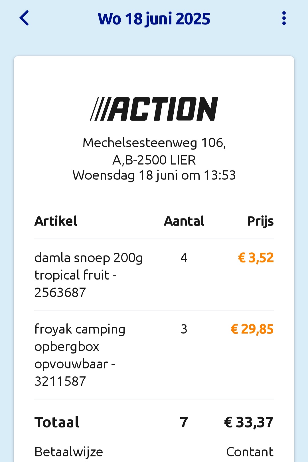 Froyak opbergbox, damla snoep