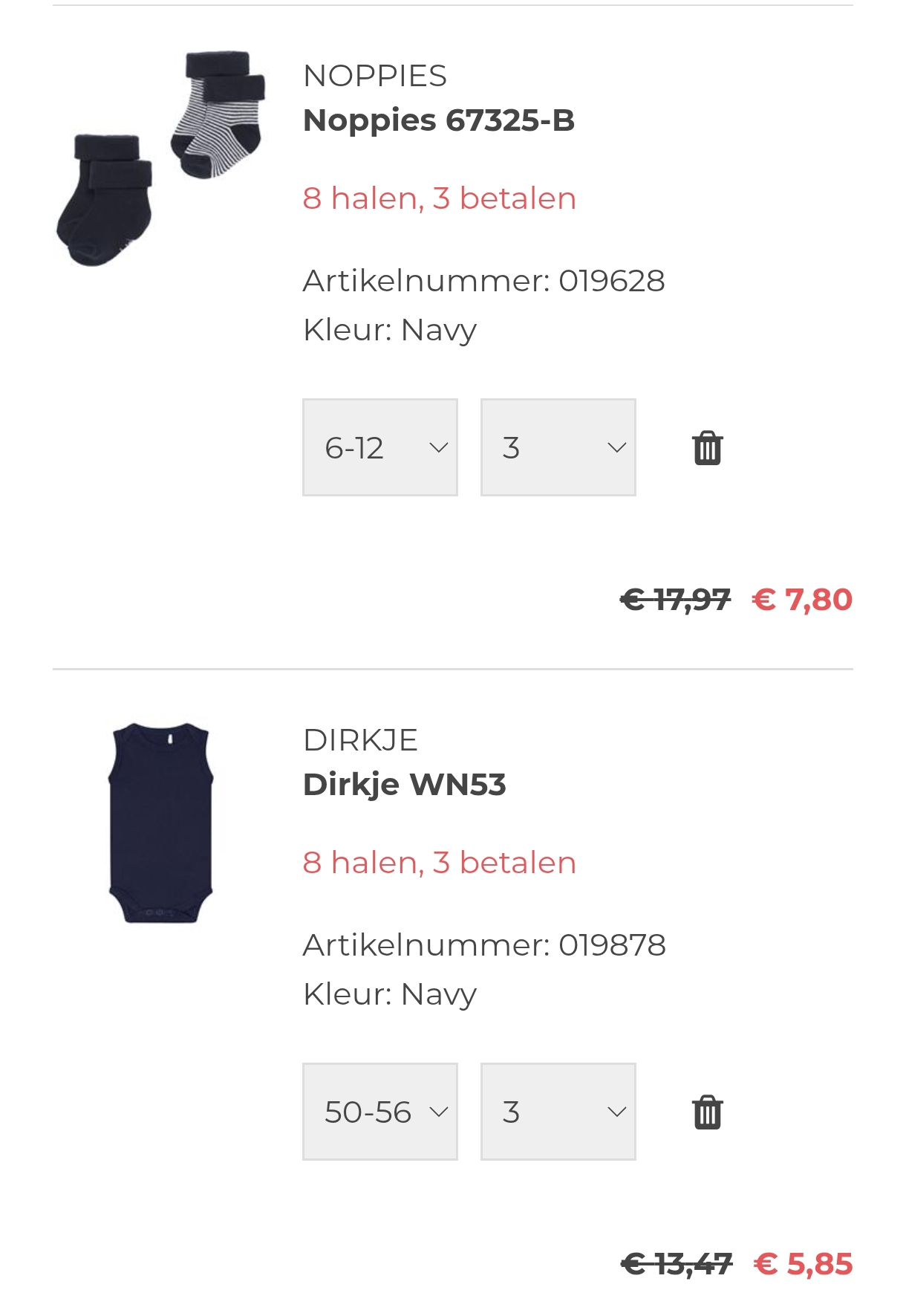 8 kopen is 3 betalen bij OT en Sien NL 😱🤩👶