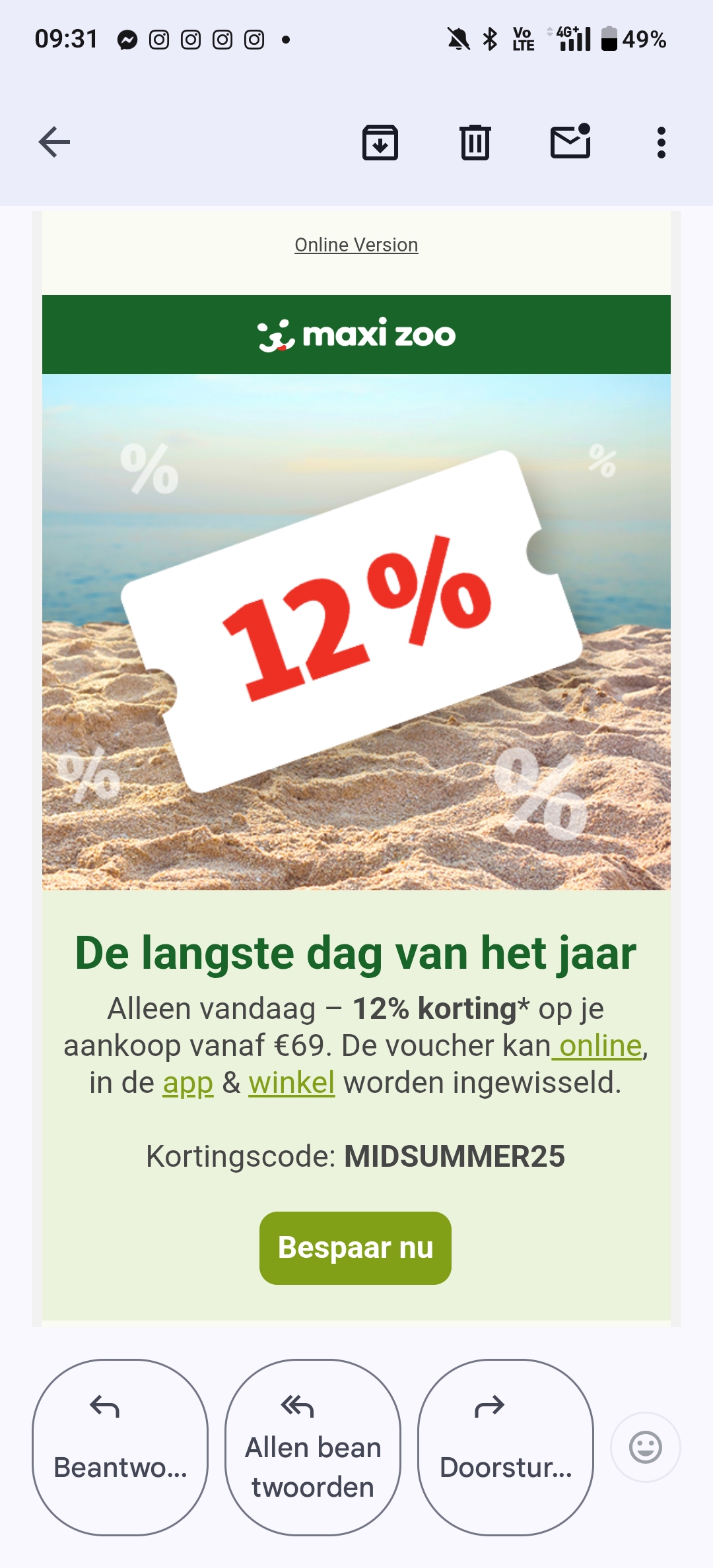 12%korting