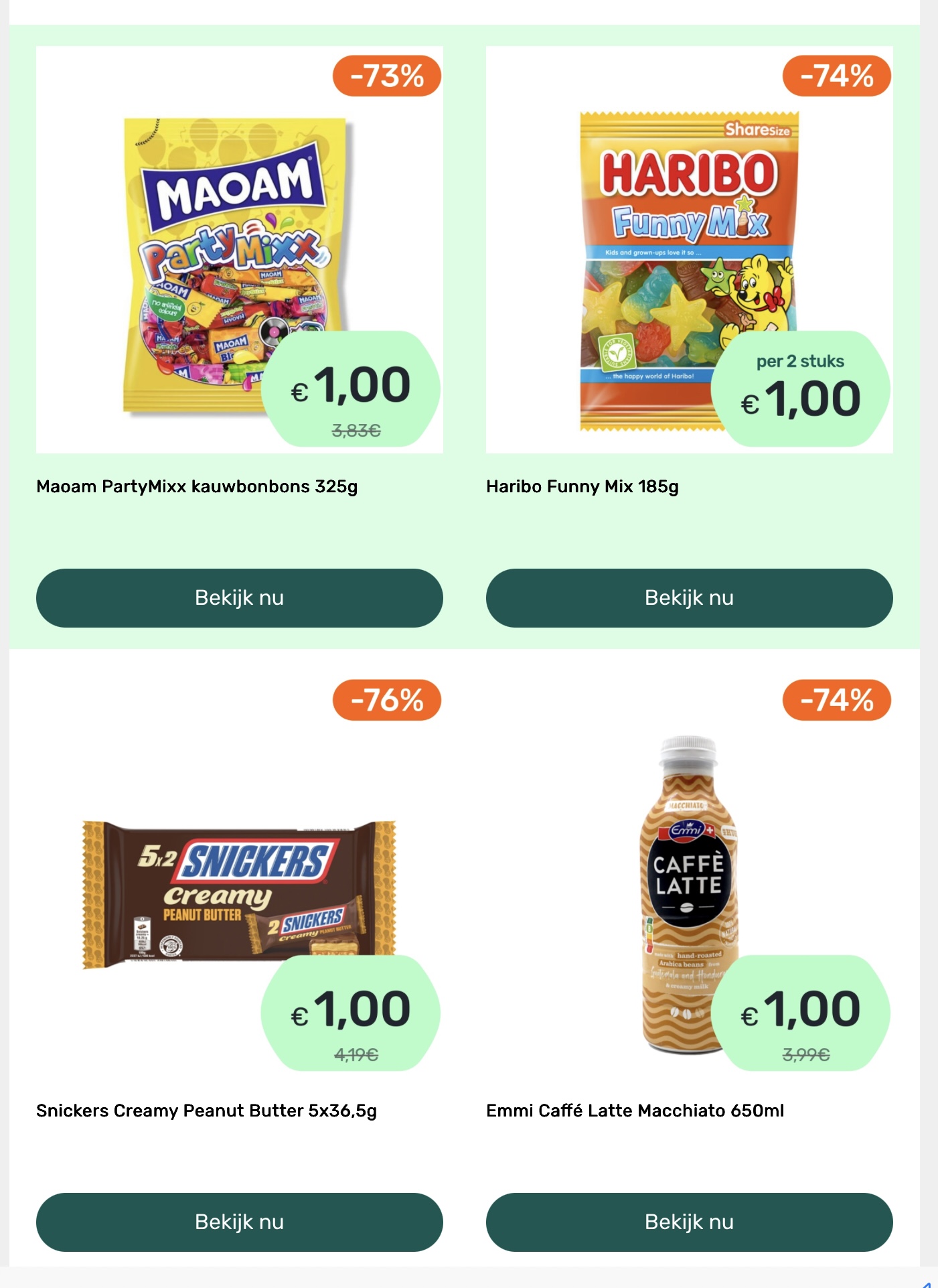 De allerlaatste €urodeals