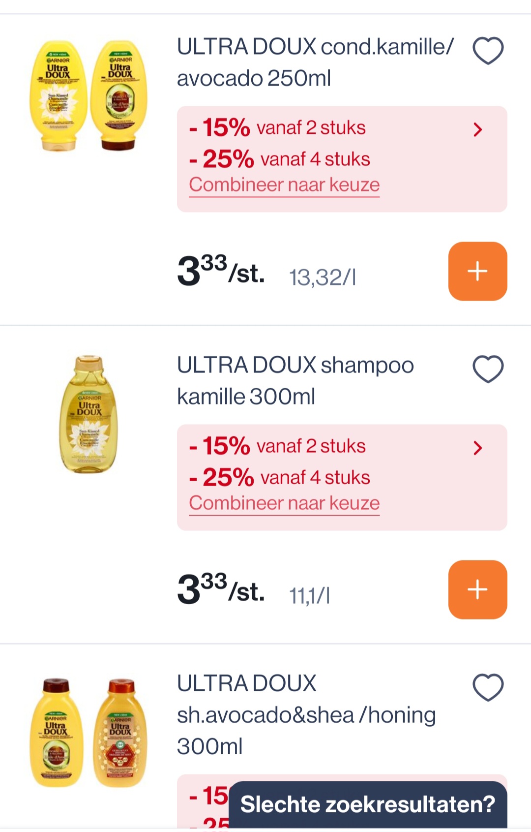 Ultra doux Conditioner -25% extra
