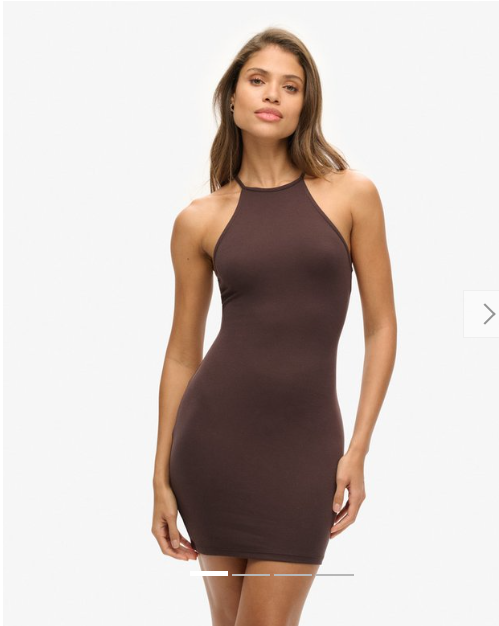 Strappy Racer mini-jurk van jersey