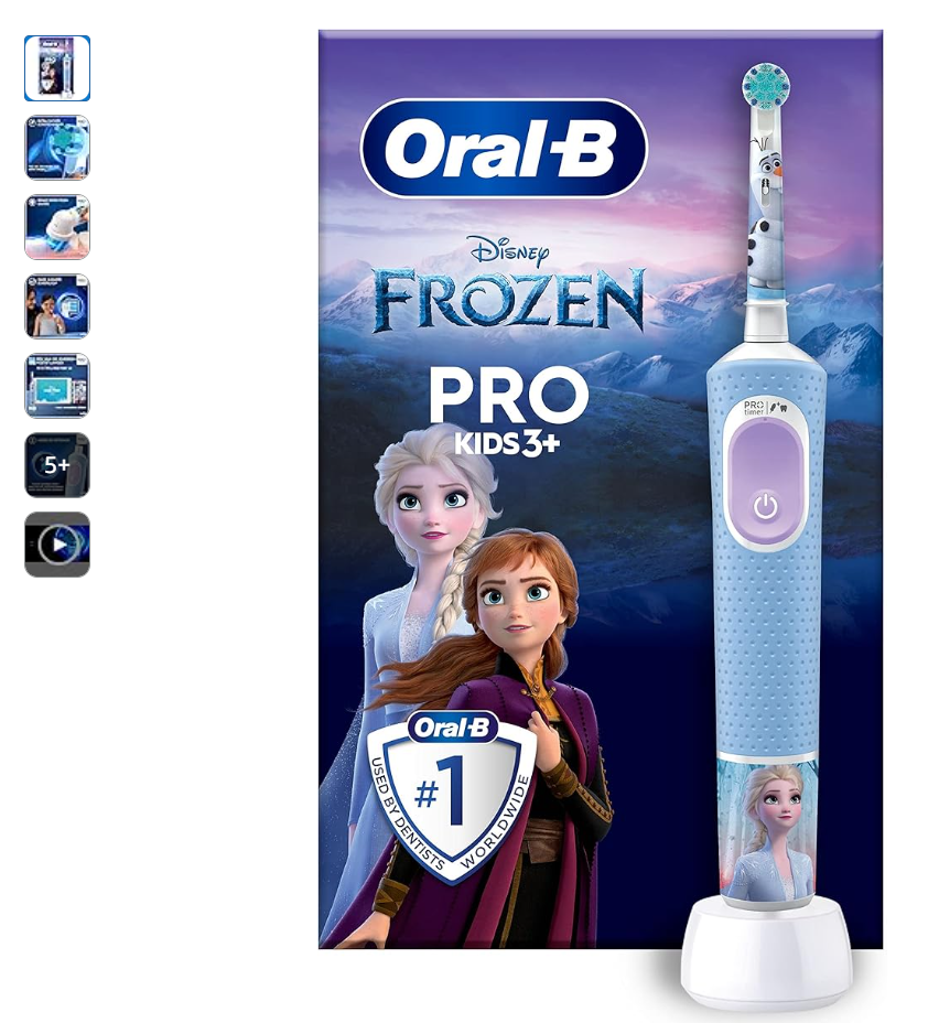 Oral B frozen elektrische tandenborstel voor kids