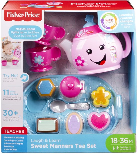 Fisher Price Leerplezier Theeservies