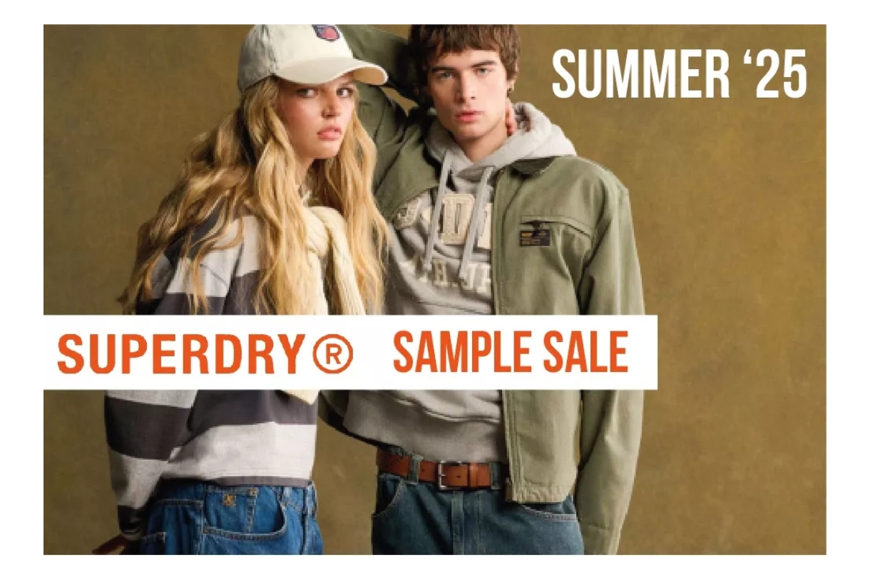 Sample sale Superdry in Antwerpen