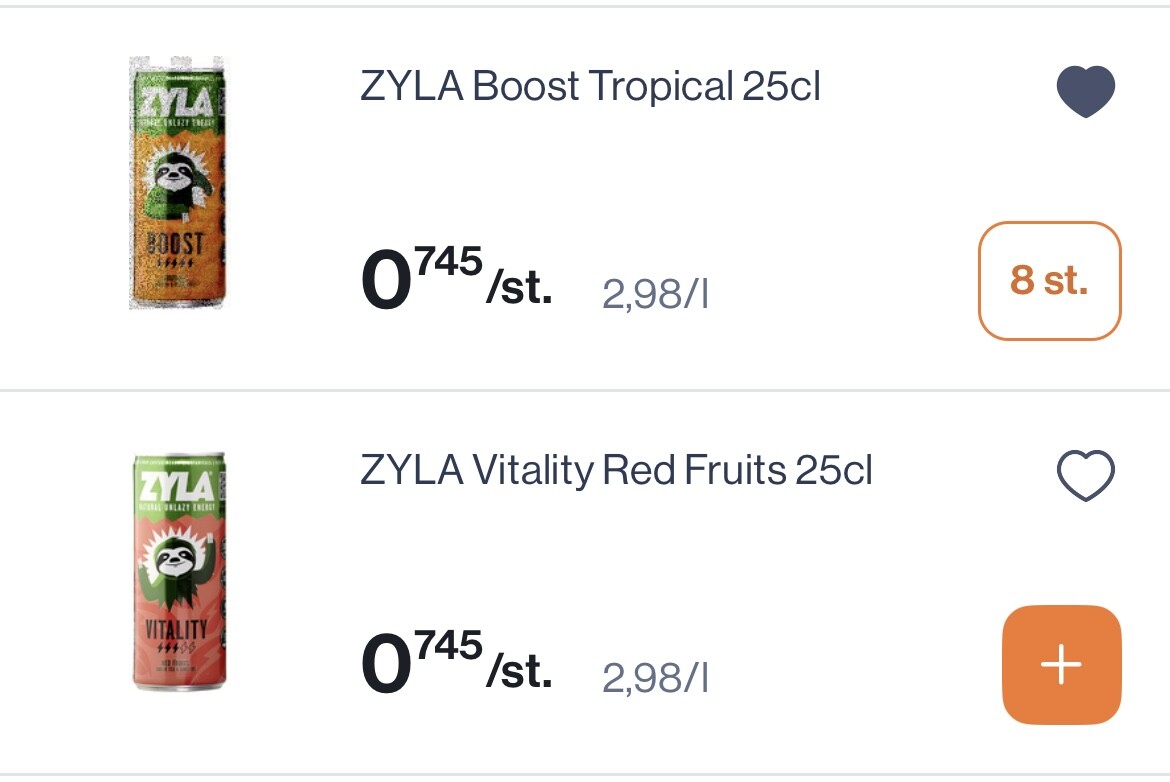 Mooie promo op Zyla energiedrank