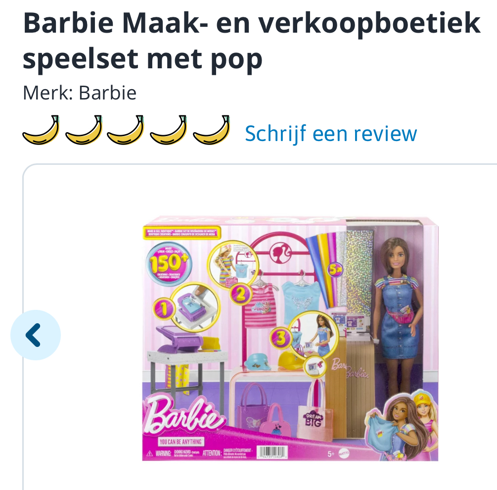 Barbie speelset met >50% korting bij Toychamp