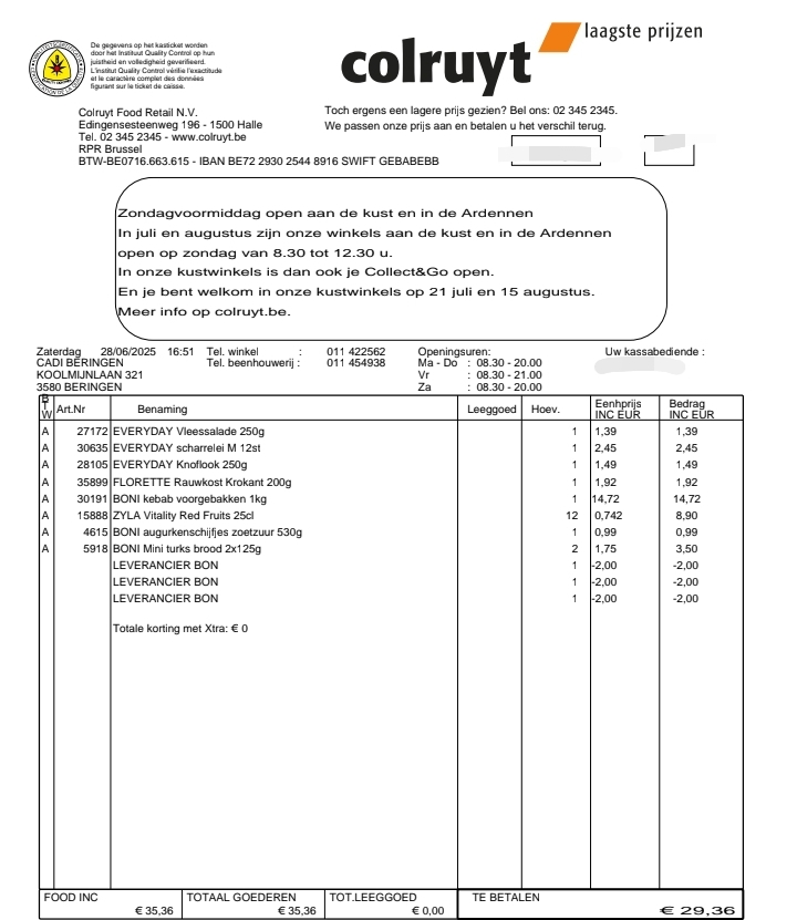 Zyla Vitality Red Fruits €0,24/blikje