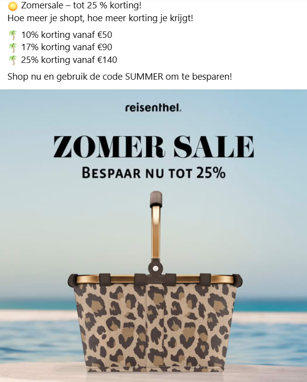 Tot -25% in de sale van Reisenthel 👜🧺
