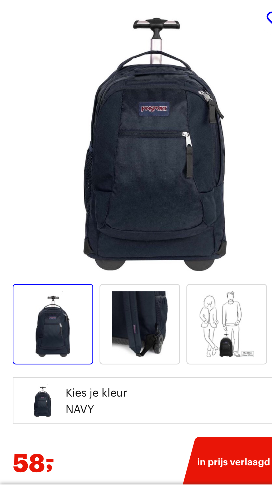 JanSport Driver 8 Rugzak -50%