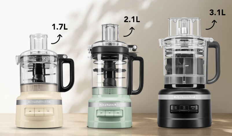 25% korting op alle foodprocessors van KitchenAid