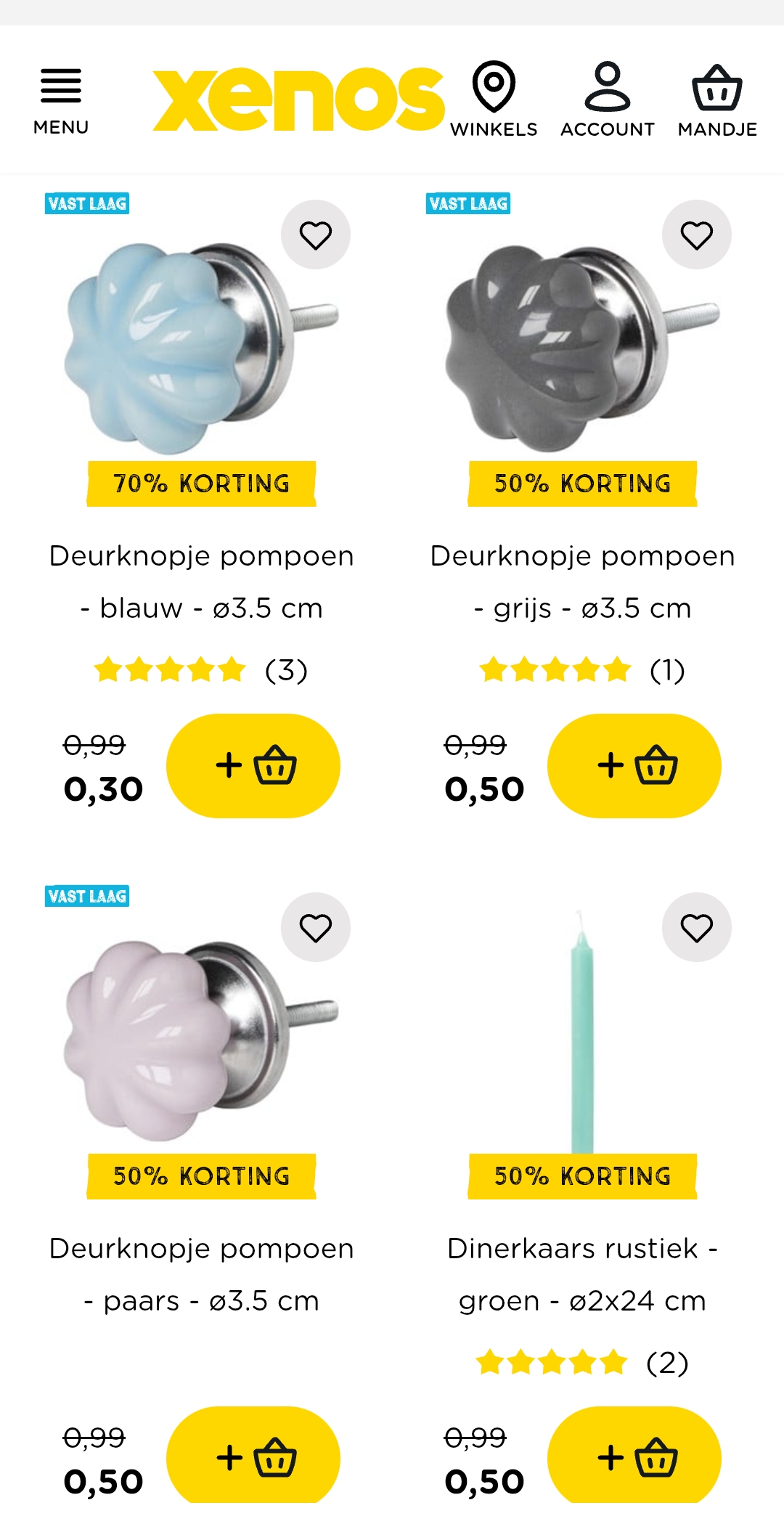 Xenos solden tot 70%