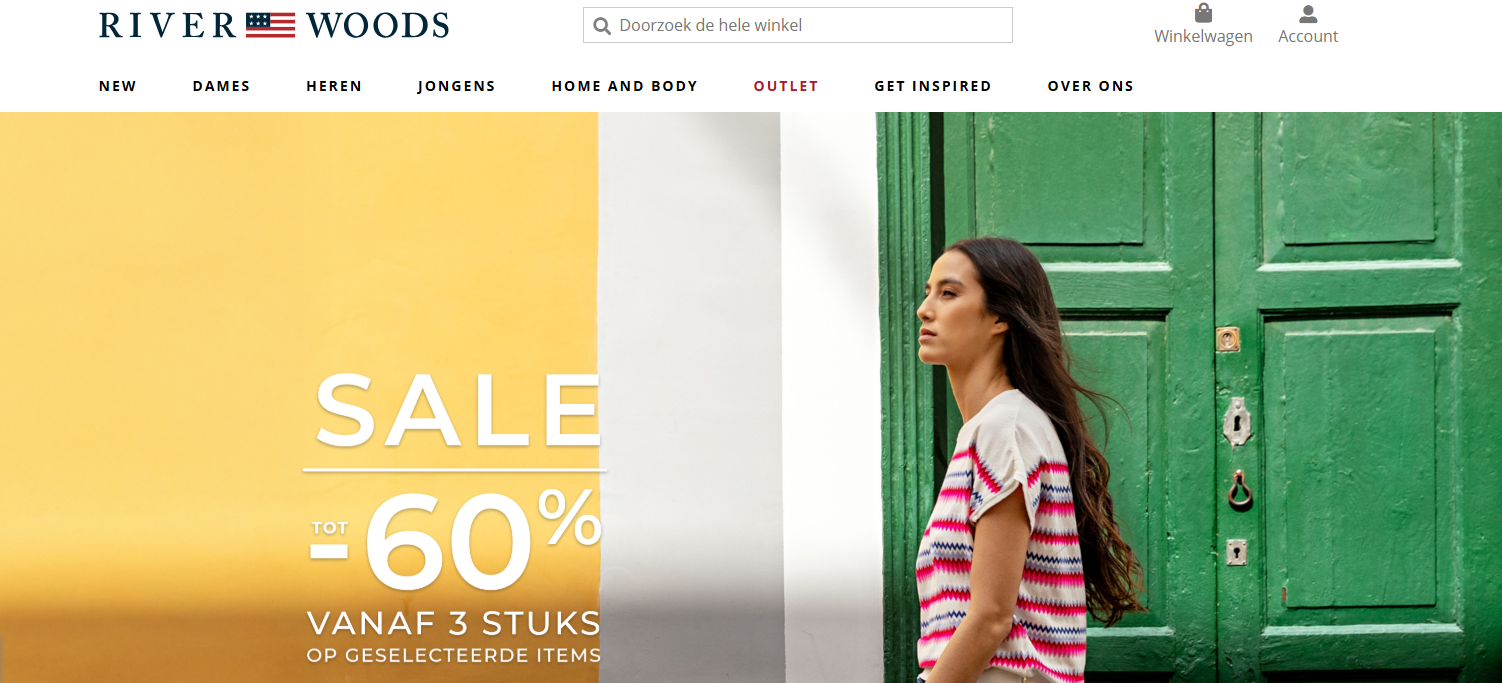 Riverwoods: tot -60% bij aankoop vanaf 3 stuks