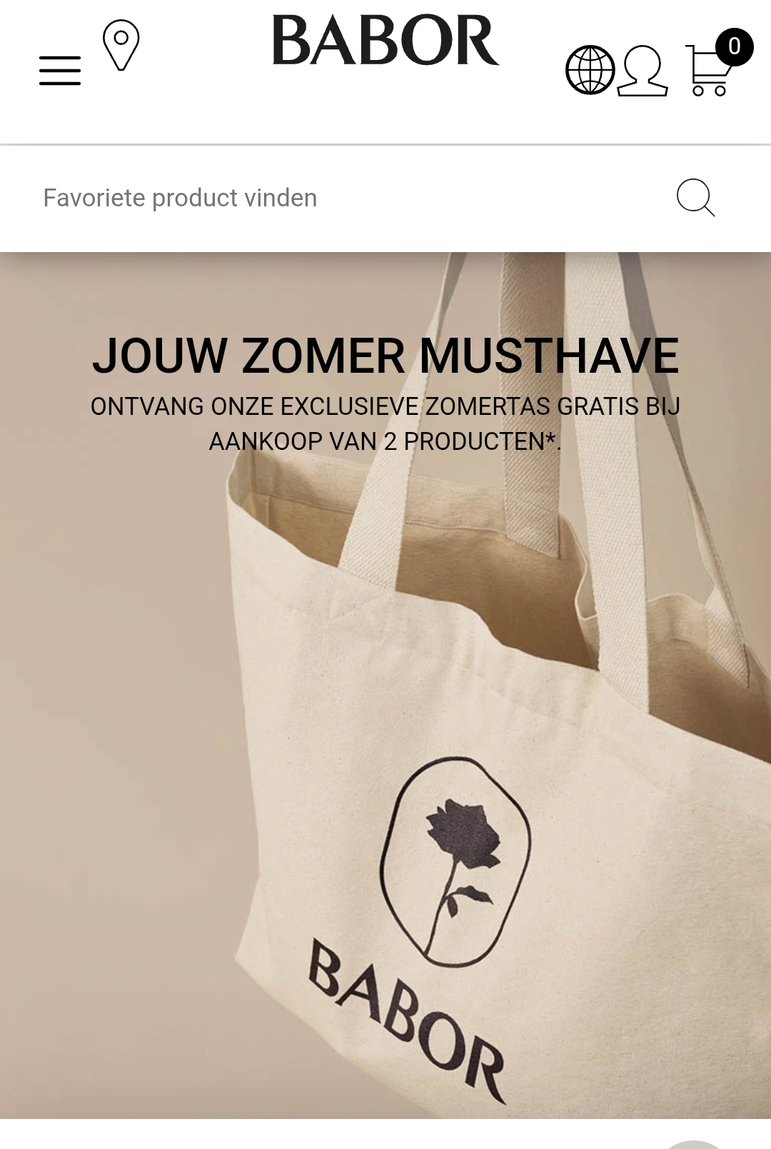 Babor gratis zomertas