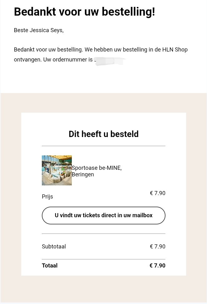 Duoticket Sportoase in Beringen voor €7,90