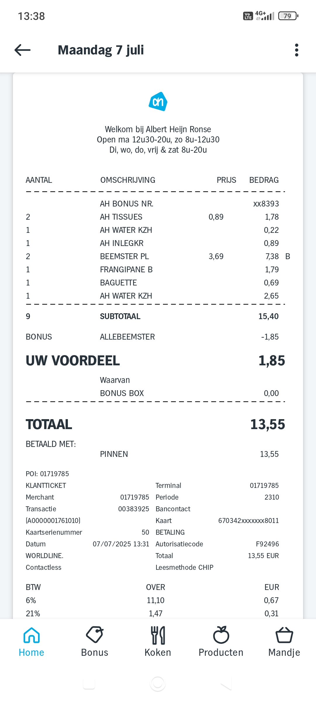 €1,85 Beemster 2e aan halve prijs ah