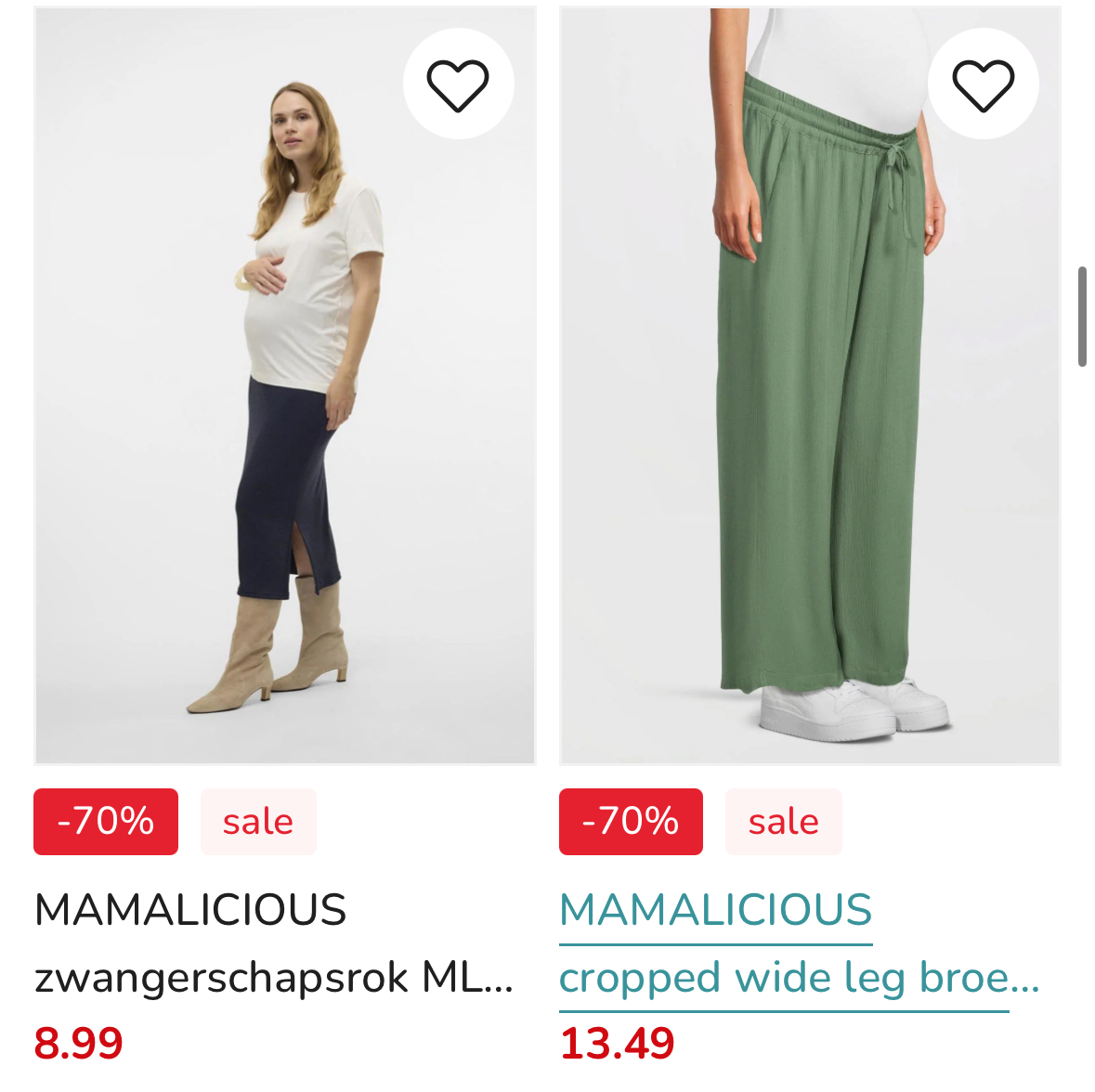Zwangerschapskleding -70% 🤰🏼