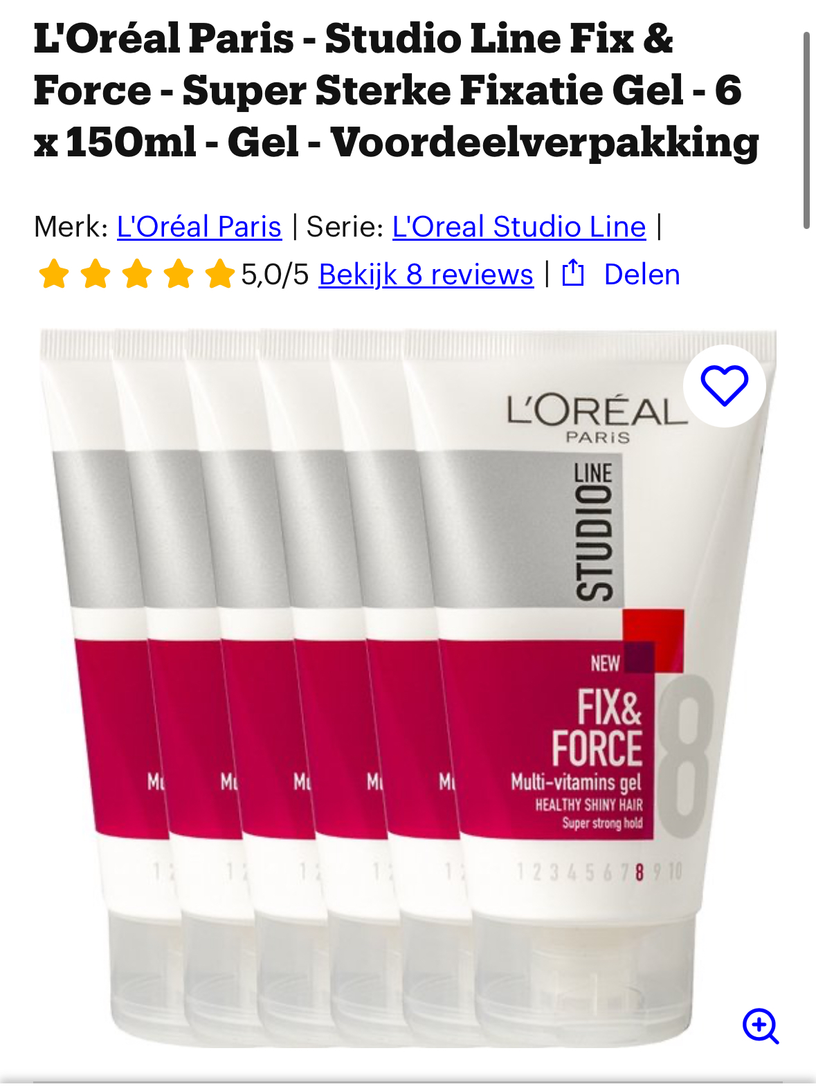 Voordeelverpakking gel L’Oréal Paris