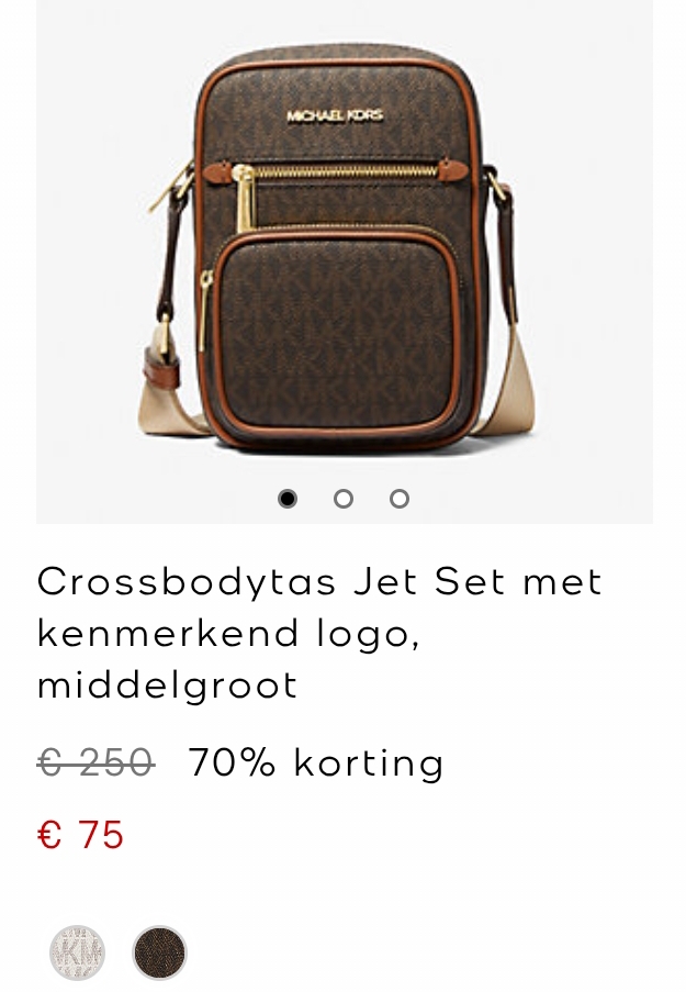 Tot 70% korting op Michael Kors