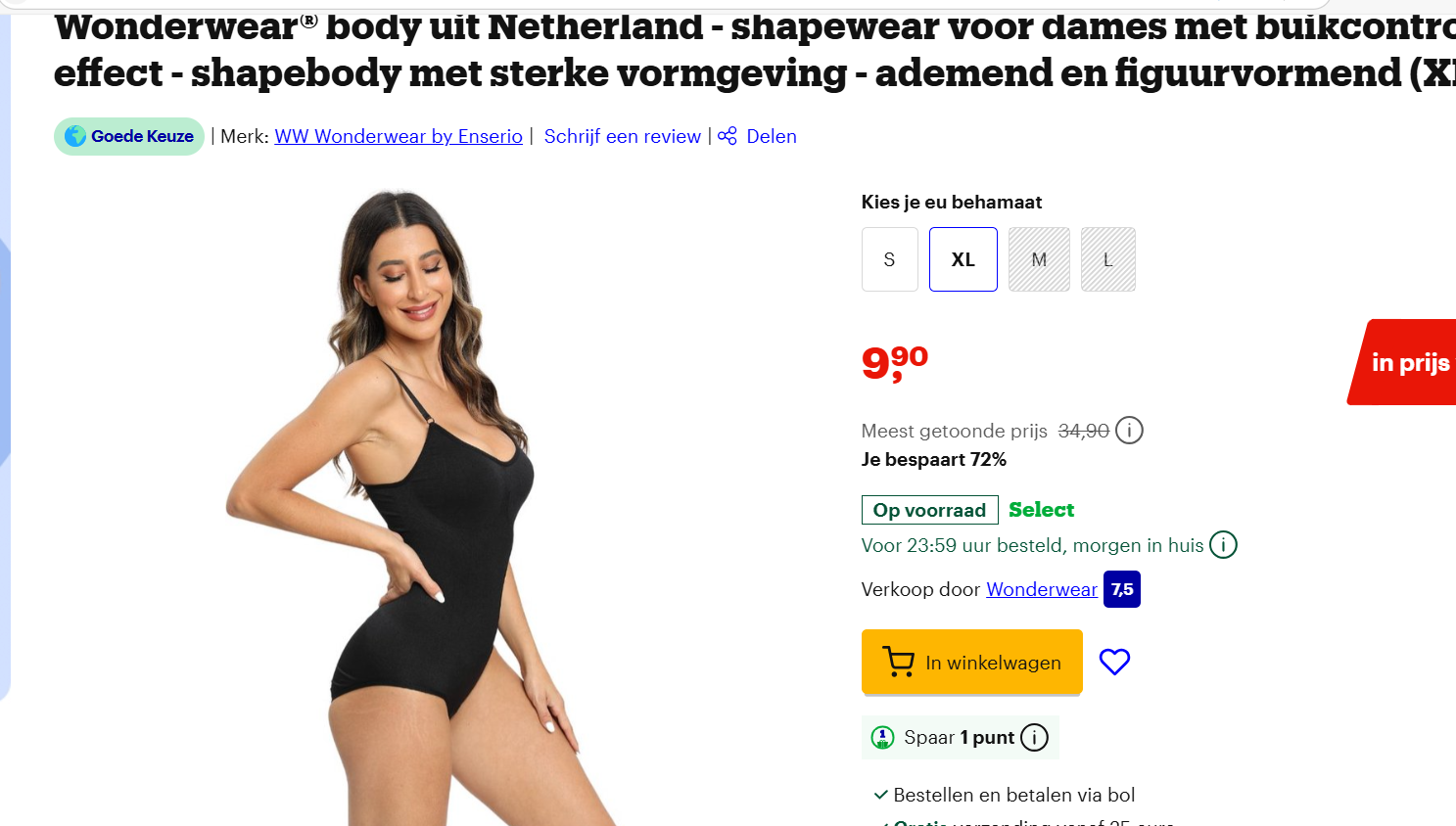 shapebody bij bol
