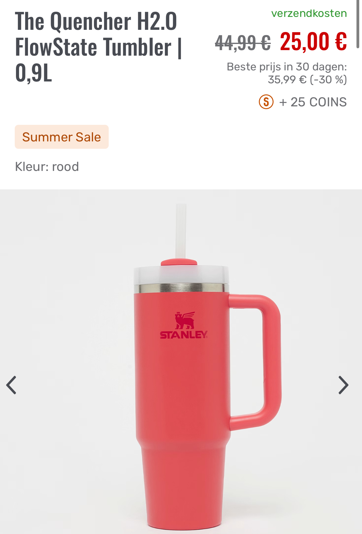 Stanley Tumbler tot -45%