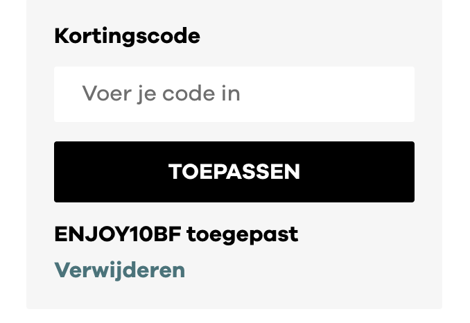 10% korting op bijna alles Body&Fit