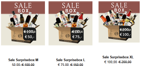 50% korting op surprise boxen Oil & Vinegar 🔥⏰