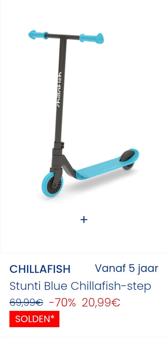 Chillafish step -70% op okaidi.be